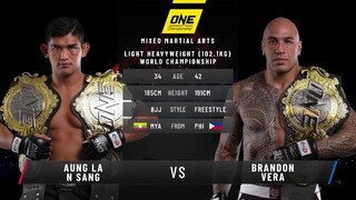 Aung La N Sang vs. Brandon Vera | Full Fight Replay