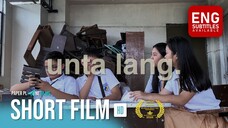 Unta Lang | Comedy Short Film | Paper Plane Films | Cagayan de Oro City [ENG SUBS]