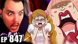 One Piece Episode 847 REACTION | A Coincidental Reunion! Sanji and the Lovestruck Evil Pudding!