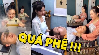 Đi cắt tóc gội đầu hưởng thụ cùng gái xinh là đây, nhìn thôi thấy phê rồi