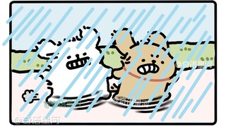 线条小狗小剧场——雨天特辑