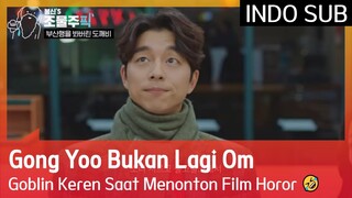 Gong Yoo Bukan Lagi Om Goblin Keren Saat Menonton Film Horor 🤣 #Goblin 🇮🇩INDO SUB🇮🇩