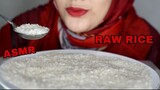 ASMR RAW RICE EATING || RAW RICE || MAKAN BERAS MENTAH PAKE CENTONG|| ASMR MUKBANG INDONESIA