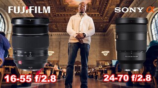 Sony 24-70 f/2.8 G Master vs. Fujifilm 16-55 f/2.8