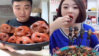 eating show-美女大胃王吃,猪鼻子,青蛙,章鱼,冰块,肥肉-不知名食物,挑戰吃各種食物錦集-搞笑吃播-各奇怪食物-變態吃貨品嘗中國美食-大熱量超大飯量-Chinese Food-NO.7