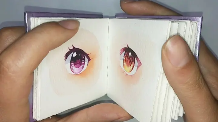 ã€�Watercolor hand-paintedã€‘A book full of eyes, which one do you like?