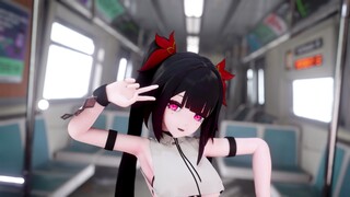 【MMD/服装配布】❤ 羞耻地铁PLAY ❤ ビビデバ