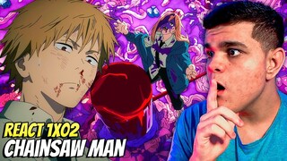 POWER CHEGOU AMASSANDO! O SONHO DE DENJI! CHAINSAW MAN EPISÓDIO 2 REACT
