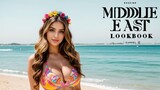 [4K] AI ART Middle East Lookbook Model Video-Arabian Hijab-Research Lab