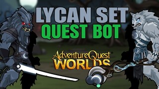 AQW - LYCAN SHAMAN & MIDNIGHT ASSASSIN Set Quest Bot | Grimoire 3.8+