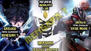 Boruto 135 | Mengapa Jiraiya Sasuke dan Urashiki tak Gunakan Kekuatan Penuh ?