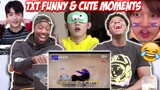 TXT cute and funny moments (Reaction)