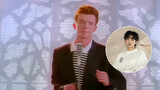 Funny video|Rick Astley music cover
