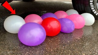 Eksperimen : Balon Air vs Mobil - Menghancurkan Hal Renyah & Lembut Dengan Mobil!