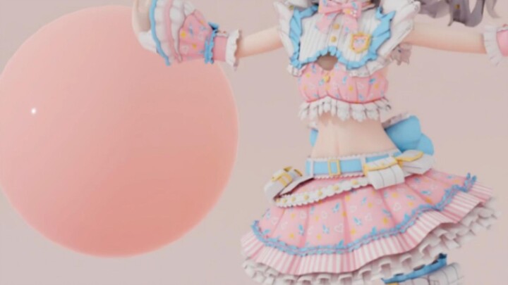 The heartbeat spectrum of Tianyi with cute pink twintails!