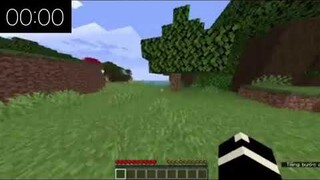 Cách mà mấy thằng Youtube Minecraft speedrun belike