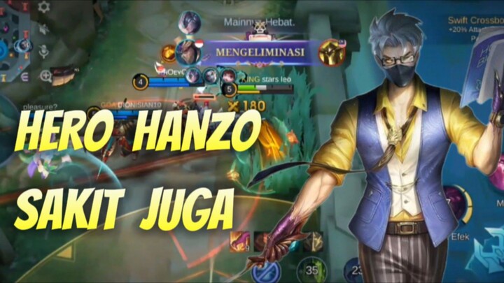 [TA] HERO HANZO SAKIT JUGA DAMAGE NYA😱