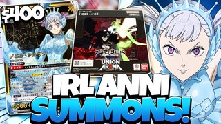 IRL SUMMONS FOR BLACK CLOVER MOBILE 1ST ANNIVERSARY! BLACK CLOVER UNION ARENA TCG OPENING!