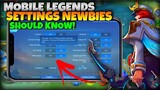 Mobile Legends Settings that Newbies Should Know! Best Mobile Legends Settings!
