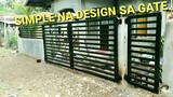 SIMPLE GATE DESIGN for SMALL HOUSE in PHILIPPINES