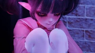 Wandering vampire girl blender animation