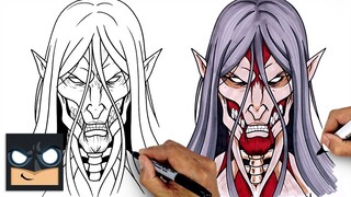 How To Draw Founding Titan | Attack on Titan (Draw & Color)