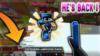 LOLITSALEX RETURN ? + MEEZOID 1v1 *SOTW* | Minecraft HCF