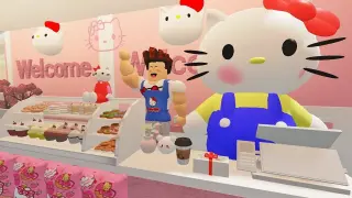 Horangi Buka Kedai Hello Kitty!!! [My Hello Kitty Cafe] (Roblox Malaysia)