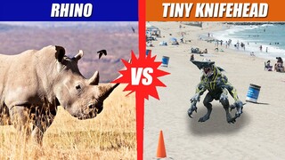 Rhino vs Tiny Knifehead | SPORE