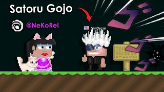 Satoru Gojo Meet Moderator For The First Time | GROWTOPIA!