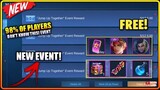 NEW EVENT! FREE SKINS AND SKATEBOARD (BROWSER EVENT) - MLBB