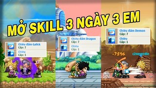 Ngọc Rồng Online - Chơi Ngu Với Admin Mở Skill 2 Cho 3 Con Đệ Trong 3 Ngày !