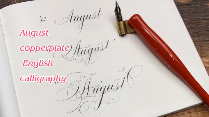 [Calligraphy]Copperplate tutorial for beginners