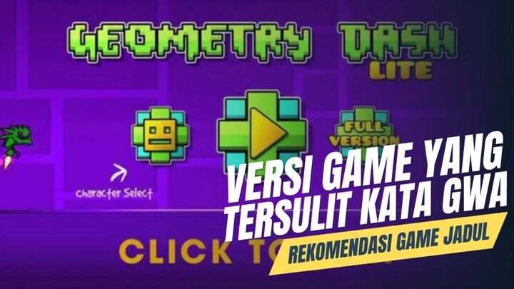 Geometry Dash Versi yang Tersulit sih ini🥶