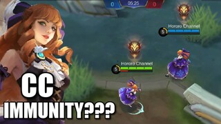 GUINEVERE HAVE CC IMMUNITY?