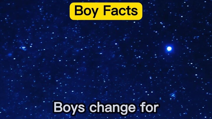 Boy Facts