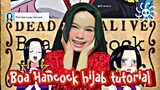 ONE PIECE : Boa Hancock hijab tutorial | sangat mudah buat pemula🐍