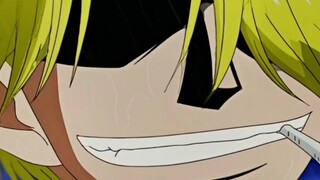 [Sanji] "Saat itu, demi menyelamatkan rekannya, dia menabrak bagian depan kereta dari belakang."