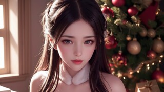 AI Wallpaper Christmas Girl