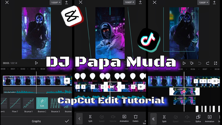 dj papa muda tiktok capcut edit tutorial marlon neria tv