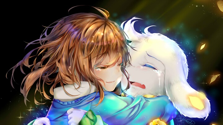 【UNDERTALE拜年祭单品/羊猹向】繁花落尽之时，友谊长眠之日