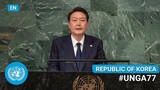 🇰🇷 Republic of Korea - President Addresses UN General Debate, 77th Session (English) | #UNGA