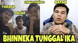 Dayak , Batak , Toraja & Chindo walaupun berbeda tetapi tetap satu , Indonesia !!! || Prank Ome TV