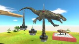 Jump Over Deadly Spikes - Animal Revolt Battle Simulator