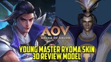 YAUSO ryoma skin | 3D model review | Arena of Valor | LiênQuânMobile | AOV 3.0 | 傳說對決  | 伝説対決