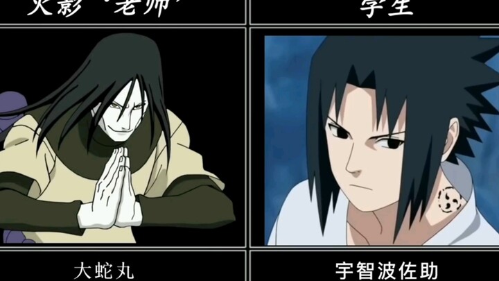Teachers and students in "Naruto"! Powerful ninjas need to absorb the strengths of each family