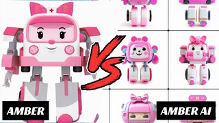 Robocar Poli Amber VS AI #robocar #poli #amber