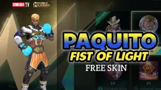 Paquito, Fist of Light Skin can get for FREE via M4 Event