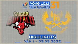 Highlights SGB vs GAM [Ván 1][Vòng Loại Seagame31 - Vòng 2][03.03..2022]