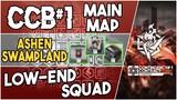 CCB#1 Main Map - Ashen Swampland: 3 Challenges | Low End Squad | Pyrolysis |【Arknights】